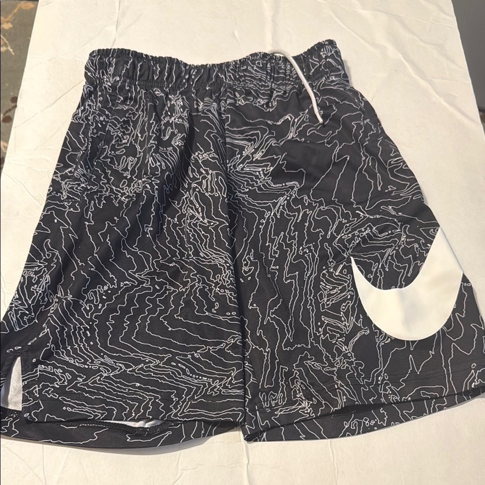 Nike Black and White Athletic Shorts